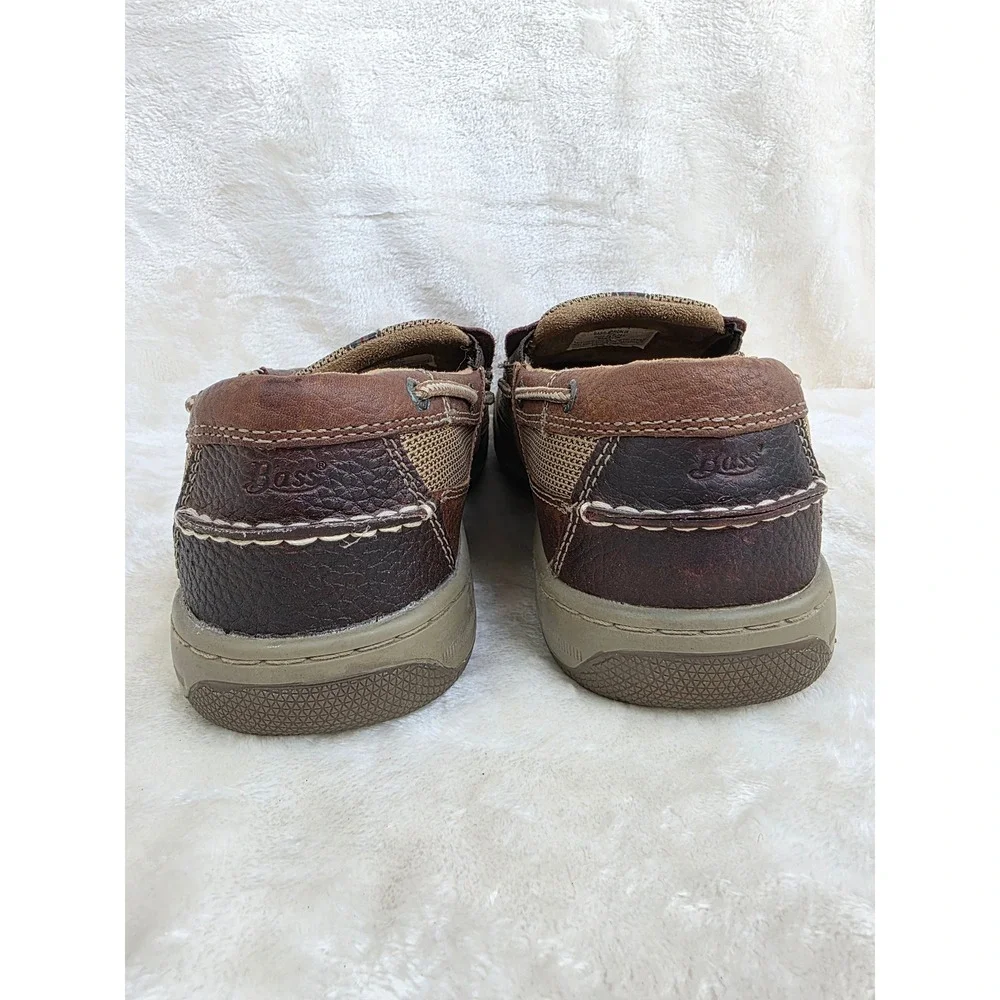 G.H. Bass & Co. Mens Brown Leather Slip On Loafer Shoes Size‎ 13